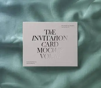 Invitation Card Mockup Vol 10