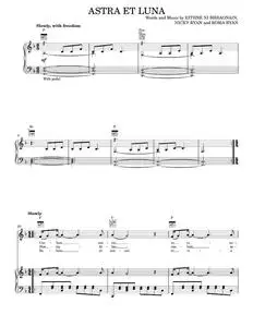 Astra Et Luna - Enya (Piano-Vocal-Guitar)