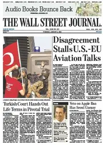 Wallstreet Journal Europe August 06 2013