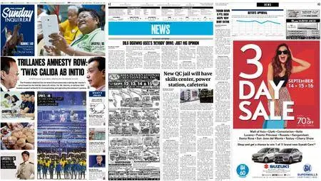 Philippine Daily Inquirer – September 09, 2018