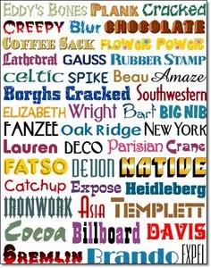 1000 font collections