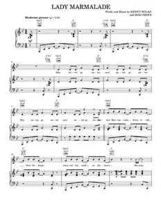 Lady marmalade - Patti LaBelle (Piano-Vocal-Guitar)