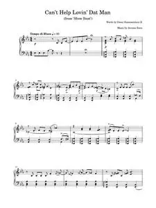 Can't Help Lovin' Dat Man (from Show Boat) - Jerome Kern (Piano Solo)