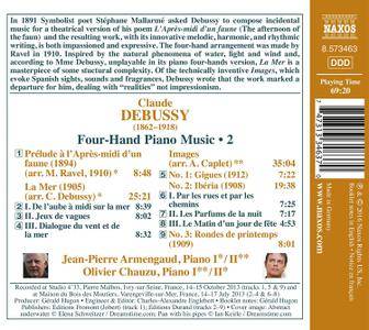Jean-Pierre Armengaud & Olivier Chauzu - Debussy: Four-Hand Piano Music, Vol. 2 (2016)