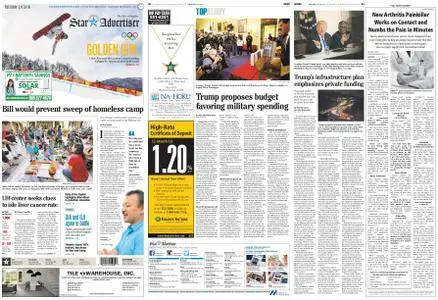 Honolulu Star-Advertiser – February 13, 2018