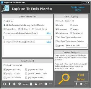 Duplicate File Finder Plus 5.0 Build 031