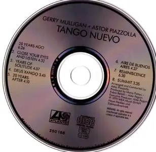 Gerry Mulligan & Astor Piazzolla - Tango Nuevo (1975) [Remastered 1987]