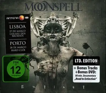 Moonspell - Extinct (2015) (Ltd.Edition Digibook, CD+DVD)