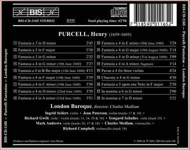 London Baroque - Henry Purcell: Fantazias (2001) (Repost)