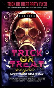 GraphicRiver Trick Or Treat Halloween Flyer