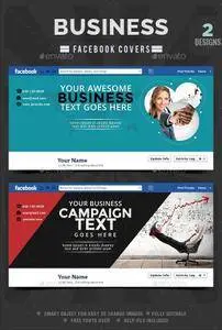 GraphicRiver - Business Facebook Covers - 2 Designs