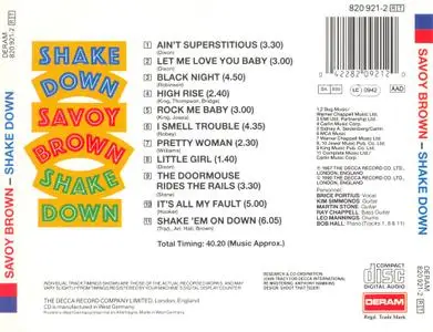 Savoy Brown - Shake Down (1967) {1990, Remastered}