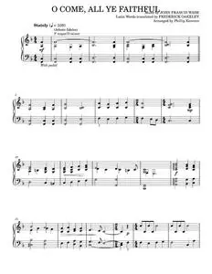 O Come, All Ye Faithful - John Francis Wade (Piano Solo)