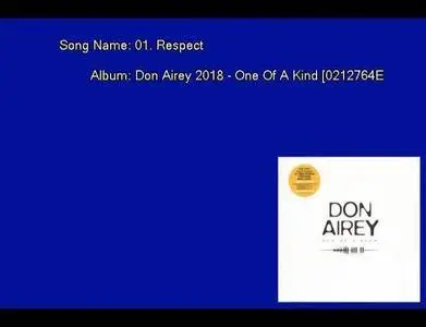 Don Airey - One Of A Kind (2018) [Vinyl Rip 16/44 & mp3-320 + DVD]