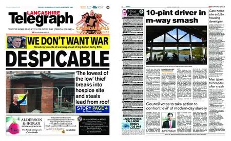 Lancashire Telegraph (Blackburn, Darwen, Hyndburn, Ribble Valley) – October 06, 2018