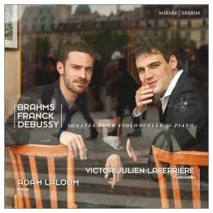 Adam Laloum & Victor Julien Laferrière - Brahms, Franck & Debussy Sonates pour violoncelle & piano (2016) [24/96]