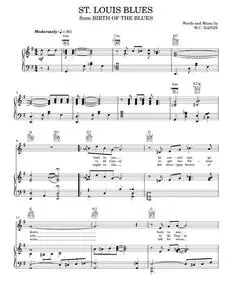 St. Louis Blues - Bessie Smith, Louis Armstrong, W.C. Handy (Piano-Vocal-Guitar)