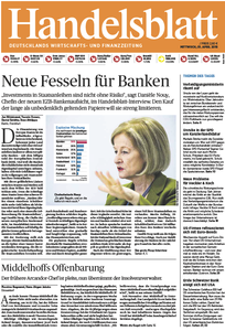 Handelsblatt vom Mittwoch, 01. April 2015