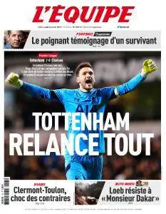 L'equipe du Jeudi 5 Janvier 2017