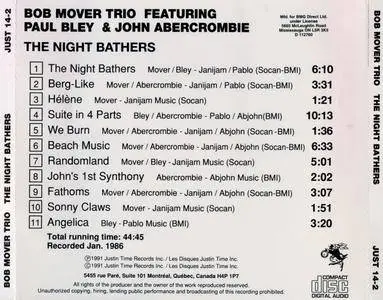 Bob Mover, Paul Bley, John Abercrombie - The Night Bathers (1986) {Justin Time JUST 14-2 rel 1991}