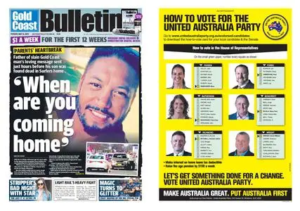 The Gold Coast Bulletin – May 14, 2019