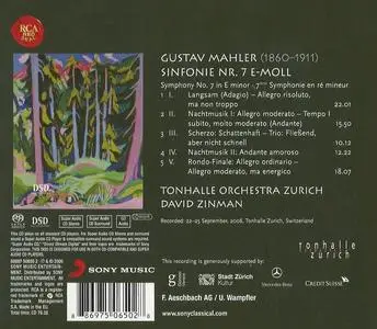 David Zinman, Tonhalle Orchestra Zürich - Gustav Mahler: Symphony No. 7 (2009)