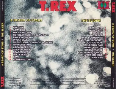 T.Rex - A Beard Of Stars / The Slider (1970/1972) {2000, 2 Albums on 1 CD}