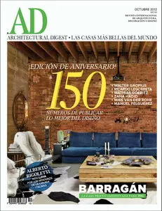 Architectural Digest Magazine (Mexico) October 2012