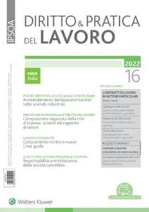 Diritto e Pratica del Lavoro N.16 - 23 Aprile 2022