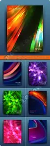 Design business layout for magazine or brochure vector set 22