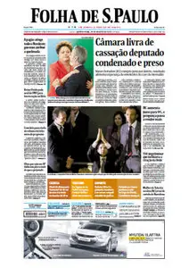 Jornal Folha de São Paulo - 29 de agosto de 2013 - Quinta