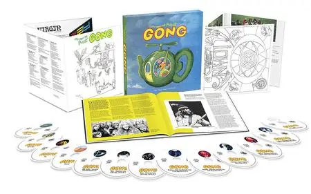 Gong - Love From Planet Gong: The Virgin Years 1973-75 (2019) [13-Disc Box Set]