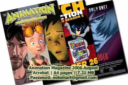 Notemart's Collection: Animation Magazine 2006 - Q3 (Repost)