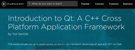 Introduction to Qt: A C++ Cross Platform Application Framework [repost]