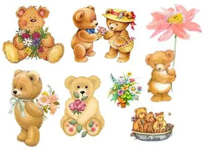 Bears - Clipart for Photoshop