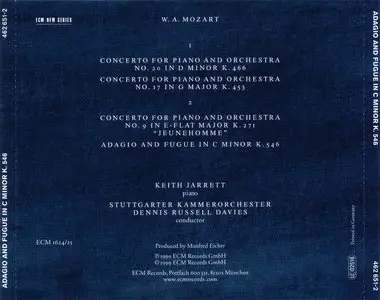 Keith Jarrett - W.A. Mozart: Piano Concertos K.271, 453, 466. K.546 (1999) [2CD] {ECM New Series 1624/25} [Repost]