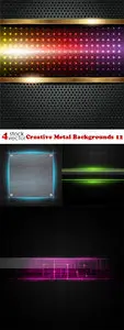 Vectors - Creative Metal Backgrounds 12