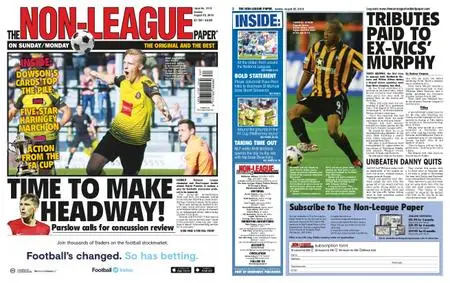 The Non-league Football Paper – August 25, 2019