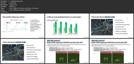 Chatgpt, Gemini, & Llm Masterclass - From An Ai Expert