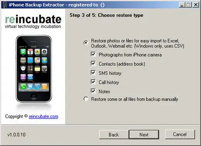 iPhone Backup Extractor 2.4 Portable