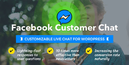 CodeCanyon - Facebook Customer Chat v1.0.3 - Customizable Live Chat for WordPress - 21221081