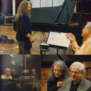 Martha Argerich & Itzhak Perlman - Schumann, Bach & Brahms (2016) {Warner Classics 0190295937898}