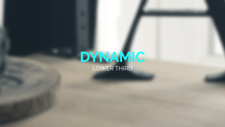 Dynamic Lower Third - Project for After Effects (VideoHive)