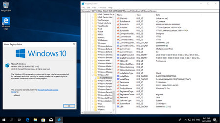 Windows 10 version 1809 Build 17763.1518 Business / Consumer Editions