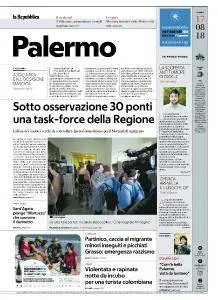la Repubblica Palermo - 17 Agosto 2018