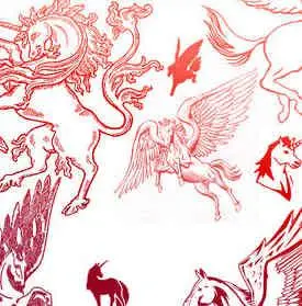Pegasus and Unicorn Brushes for Adobe Photoshop