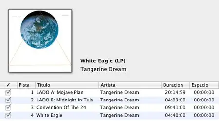 Tangerine Dream - White Eagle (LP/FLAC)