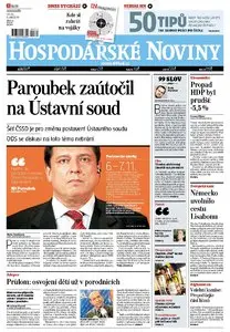 Hospodarske noviny from 9. 09. 2009