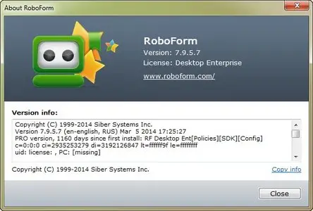 AI RoboForm Enterprise 7.9.5.7