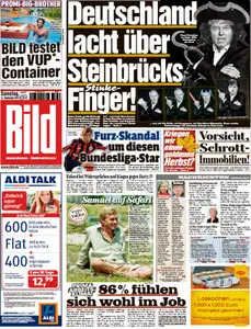 Bild Zeitung vom 14 September 2013